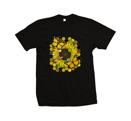 Psychedelic Sunflower T-Shirt